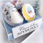 Kartka na Chrzest, Pamiątka Chrztu, Roczek - Buciki dla chłopca