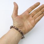 Bransoletka rodonit 8mm, na nadgarstek 16-17cm, srebro oksydowane pr.925 - Bransoletka rodonit 8mm, na nadgarstek 16-17cm, srebro oksydowane pr.925 b