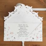 Kartka ślubna kopertowa kopertówka Grace IX personalizowana - życzenia