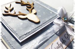 Kartka świąteczna z reniferem