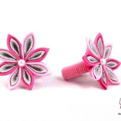 Gumka do włosów różowa dla dziewczynki