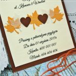 Zaproszenia ślubne -Perfect Love- autumn - 