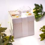 Kartka ślubna pudełko dla Pary Młodej kwiaty - Pudełko ślubne, Pudełko na pieniądze ślub, wesele,kartka  na pieniądze