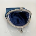 Portmonetka welurowa damska Chaber haftowana ręcznie  - 