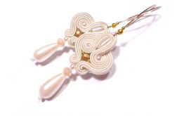 ślubne kolczyki sutasz