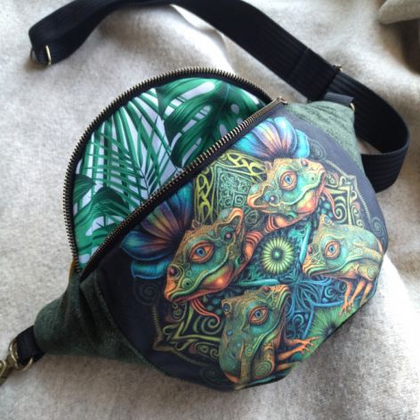 Nerka żaby upcycled bag