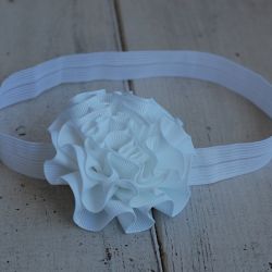 Opaska niemowlęca - "W bieli"