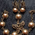 Biżuteria - Motyle i złote perełki - Motyle i złote perełki