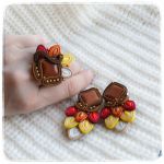 Komplet biżuterii sutasz Autumn - Soutache