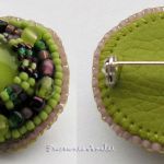 szkło weneckie amethyst & lime green - 