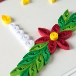 Elegancka i wyjątkowa kartka na Boże Narodzenie, Quilling, Stroik, Świeca - 