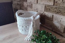 Koszyk ze sznurka bawełnianego 20cmx15cm
