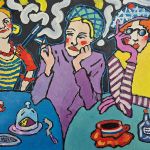 Obraz do salonu divy plotka w trzech aktach - 