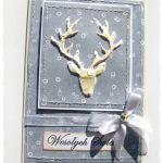 Kartka świąteczna z reniferem - 