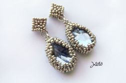 Kolczyki Vintage niebieskie