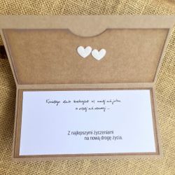 005,kartka na ślub w szczęśliwą podróż z młodą parą