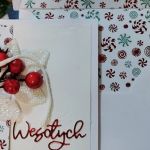 Kartka świąteczna z pasującą kopertą sztuczna gałązka - b