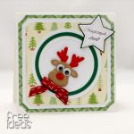 Uroczy renifer z ruchomymi oczkami KBN18020 - rudolf