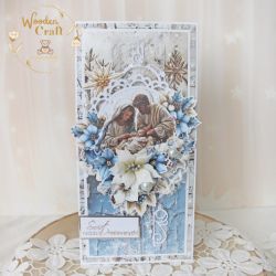 Kartka świąteczna BożeNarodzenie "HolyFamily"