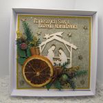 Kartka na Boże Narodzenie w pudełku 01 - pachnąca - 