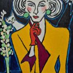 Obraz ręcznie malowany fowizm dwa oblicza ewy - 