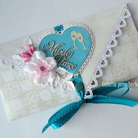 Kopertówka, kartka slubna B4