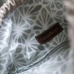 Torebka z kominem patchwork w panterkę - 