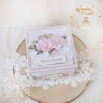 Exploding box komunijny "Pink Roses" GOTOWY - 