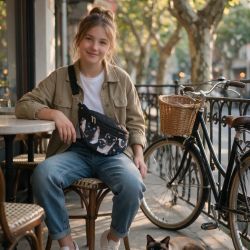 Nerka XL SIAM CATS + miniportfel gratis