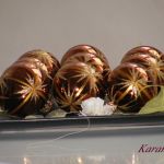 15-11-2012 Karaneta, Szklane bombki choinkowe Fi 60mm brązowy połysk - 