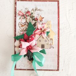 Świąteczna kartka ozdoba świąteczna