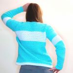 Miętowy sweter  - 