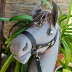 Hobby Horse, koń na kiju, zabawka - Maść szara
