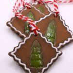 Ceramiczny pierniczek z choinką - 