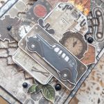 Kartka męska do pudełka - Z boku