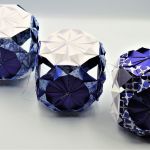 Bombka origami kusudama z papieru koronka - 4