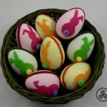 Różowe jajko z zajączkiem (02) - teofano atelier, pisanki
