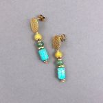 Kolczyki kolorowe słupki. - Kolczyki kolorowe słupki.