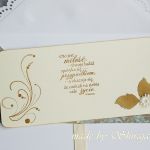 Kopertówka z okazji ślubu -gold melody - 