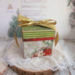 Exploding box świąteczny prezent "Elfy"GOTOWY - 