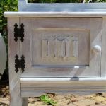 Ławka do przedpokoju, shabby chic, styl prowansalski - 