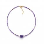 Naszyjnik "Purpurovy - Esencja Intuicji - 