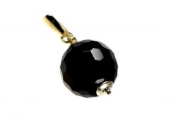 Srebro Onyks zawieszka