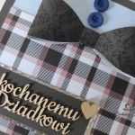 Kartka na Dzień Dziadka w kratkę - 