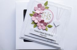 Elegancka kartka komunijna z personalizacją