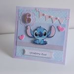 Kartka personalizowana na urodziny Stitch - 