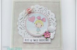 Urodzinowa kartka dla Dziewczynki 1