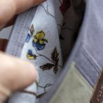 Szara patchworkowa kosmetyczka MIDI I - 