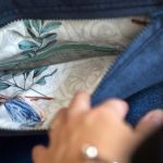 Granatowy plecak kurierski - 