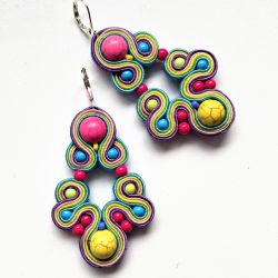 Colorful kolczyki sutasz